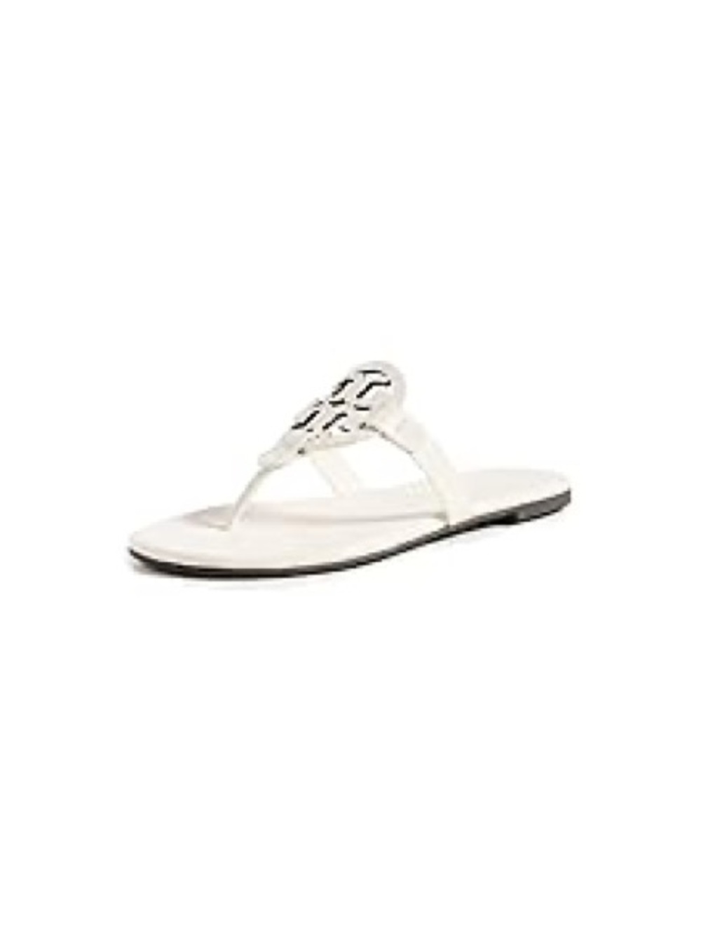 Tory Burch Women's Miller Soft Sandals, New Ivory, Off White, 9 Medium US
